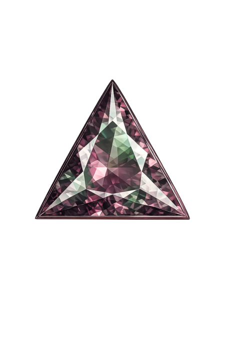 Lab Created Alexandrite #49, Triangle