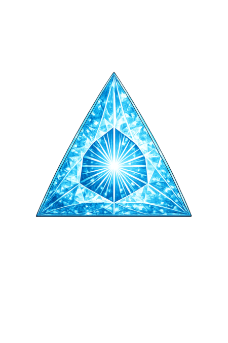Lab Created Aquamarine #108, Triangle