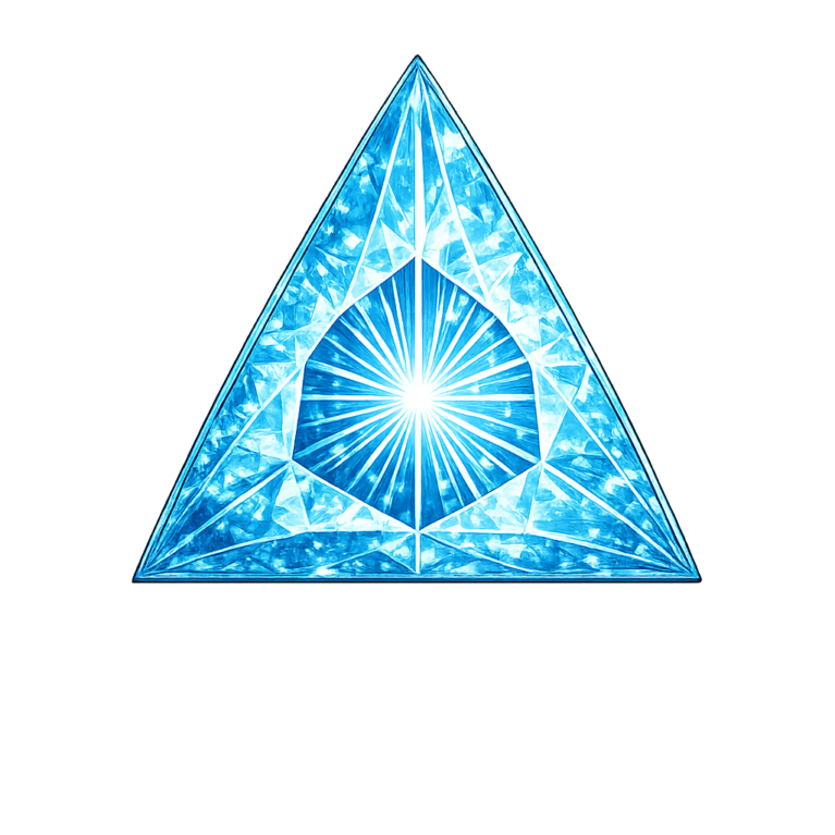 Lab Created Aquamarine #108, Triangle