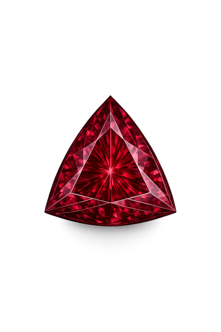 Cubic Zirconia Rhodolite AAA, Trillion