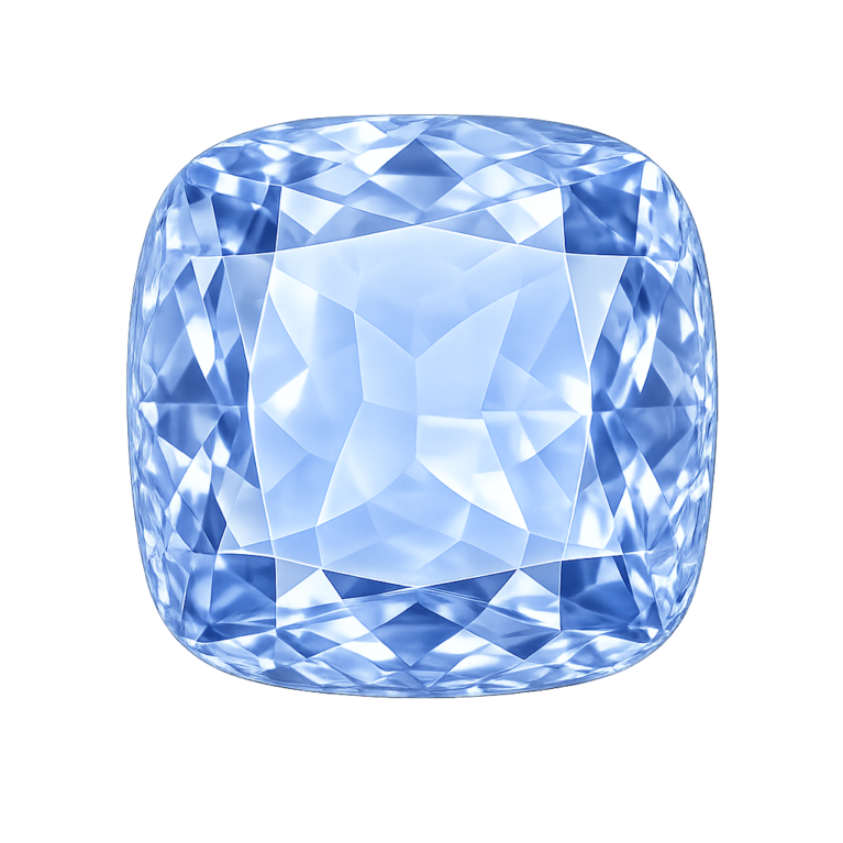 Nano Blue Sapphire Light 123, Cushion