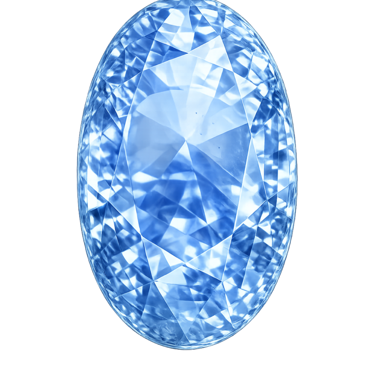 Nano Blue Sapphire Light 123, Oval