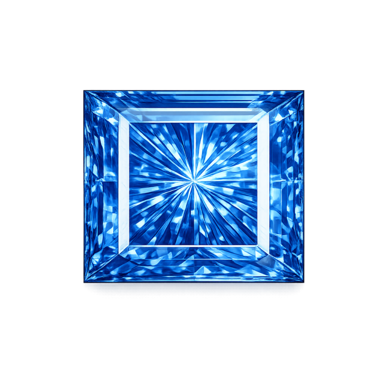 Nano Blue Sapphire Medium 124, Square