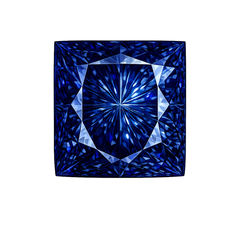 Nano Blue Spinel Dark 130, Square