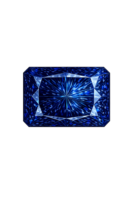 Nano Blue Spinel Dark 130, Octagon