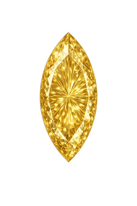 Nano Citrine Light 173, Marquise
