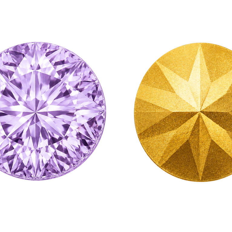 Lavender Color Crystal Stones