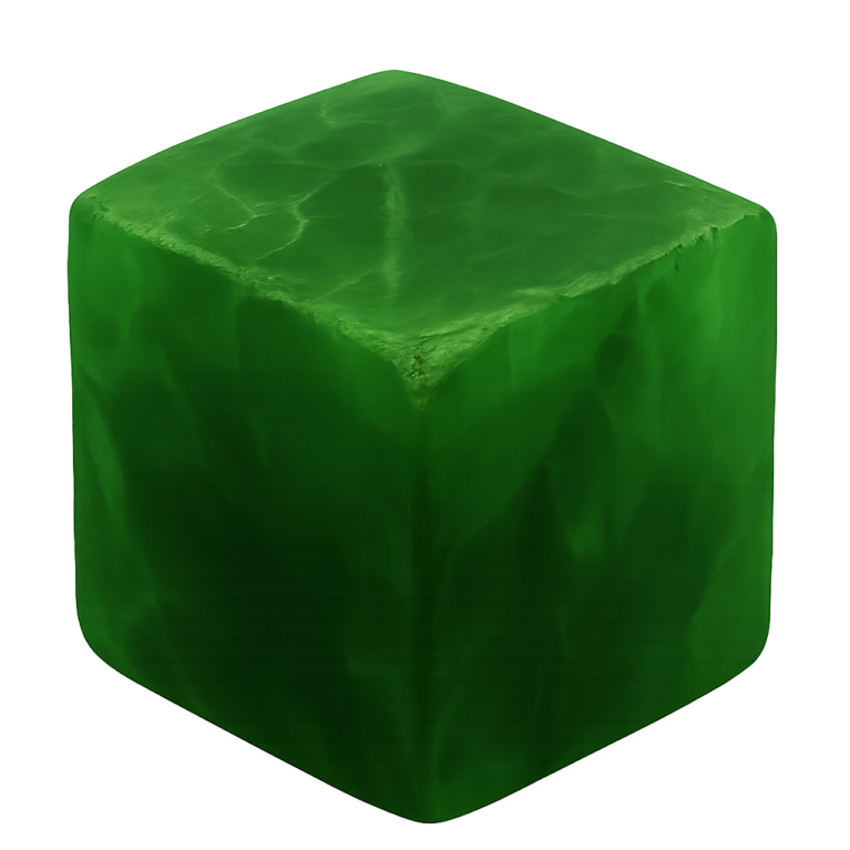 Cubic Zirconia Green Rough