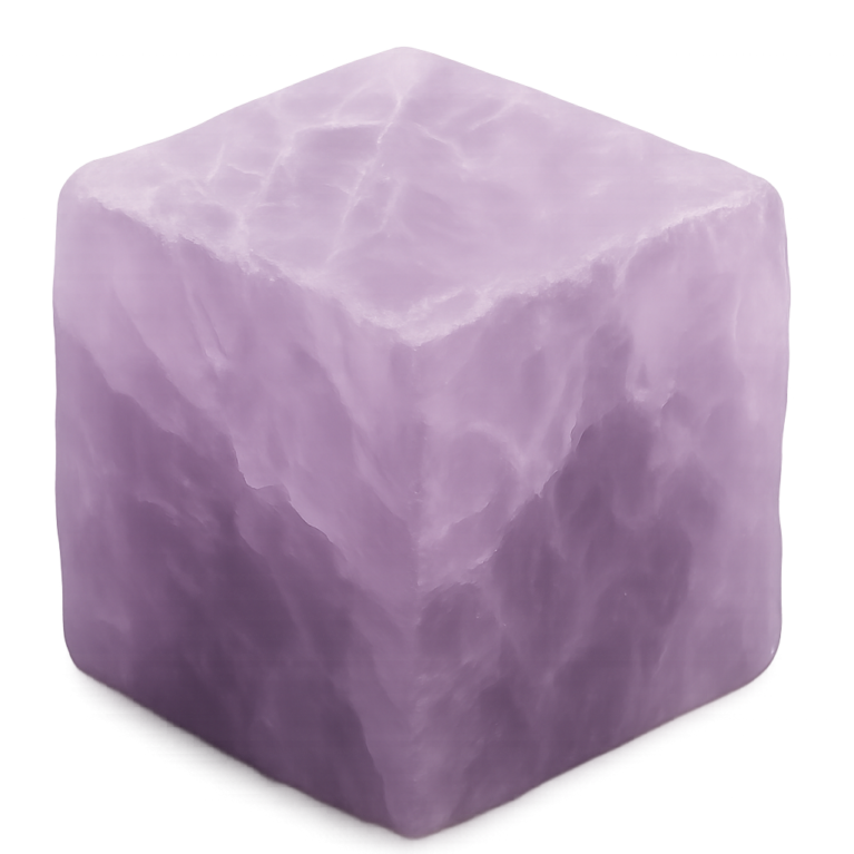 Cubic Zirconia Light Amethyst Rough