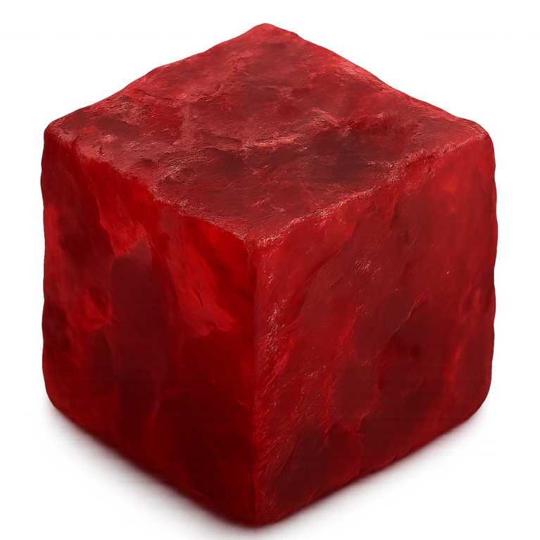 Cubic Zirconia Red Rough