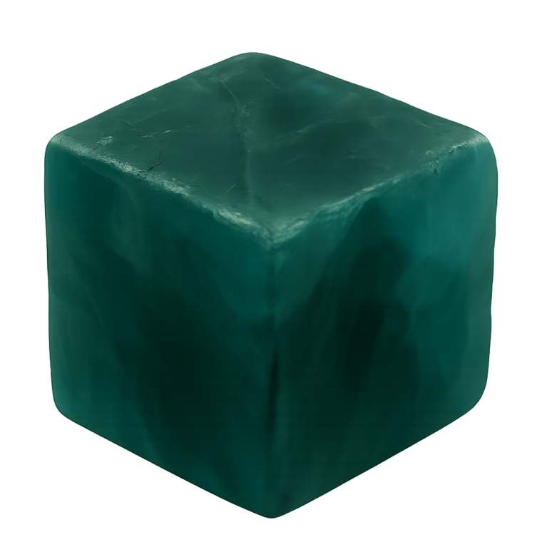 Cubic Zirconia Teal Green Rough