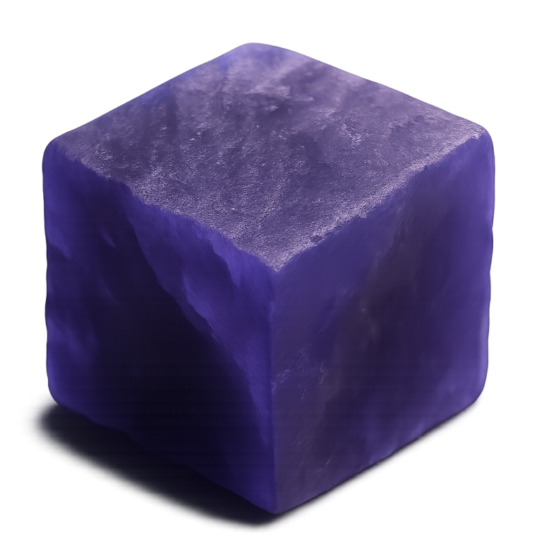 Cubic Zirconia Violet Rough