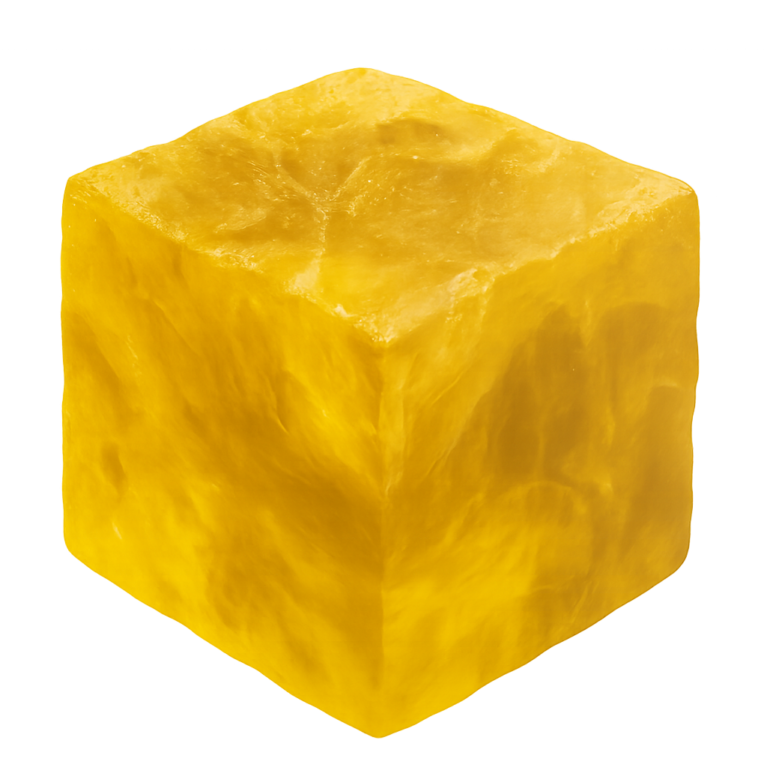 Cubic Zirconia Yellow Rough