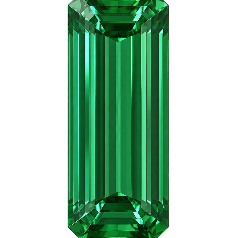 Nano Emerald Green Medium 113, Baguette