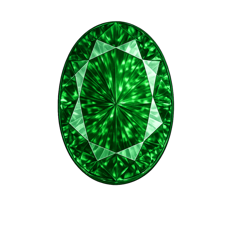 Nano Emerald Green Medium 113, Oval