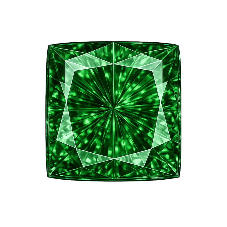 Nano Emerald Green Medium 113, Square