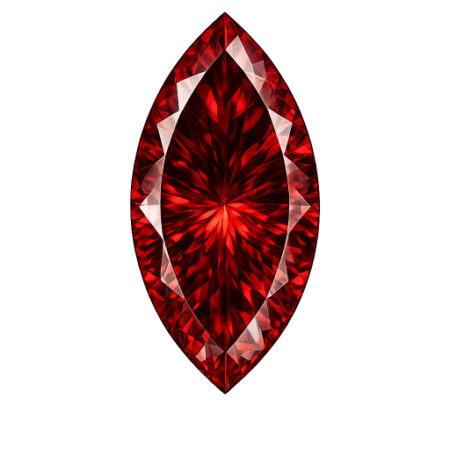 Nano Garnet Medium 162, Marquise