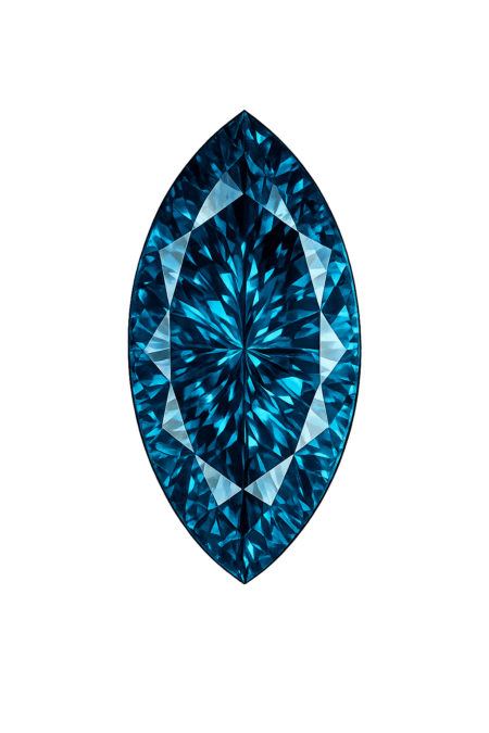Nano London Blue Medium 141, Marquise