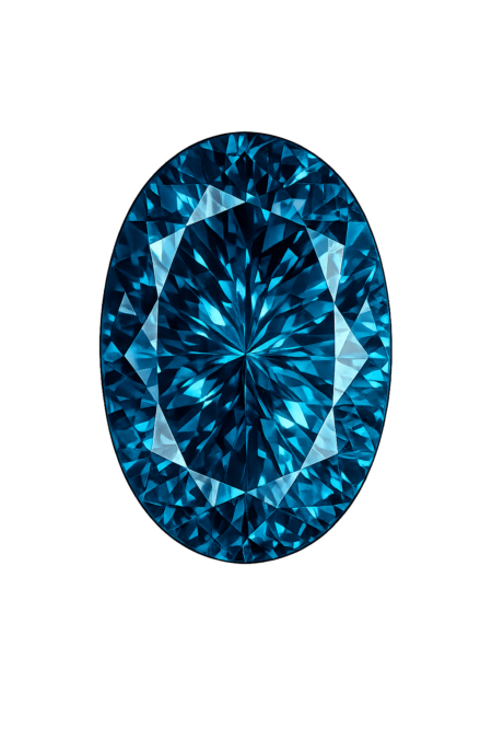 Nano London Blue Medium 141, Oval