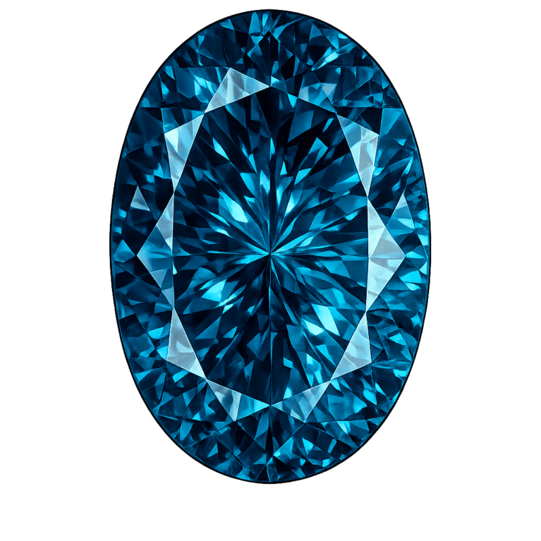 Nano London Blue Medium 141, Oval