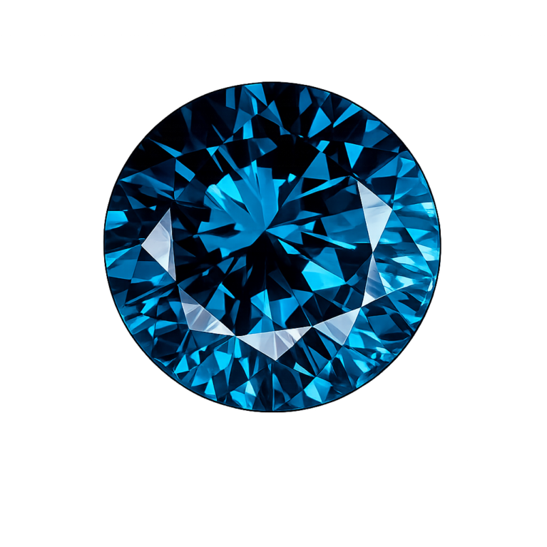 Nano London Blue Medium 141, Round