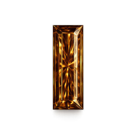 Nano Citrine Dark 171, Baguette