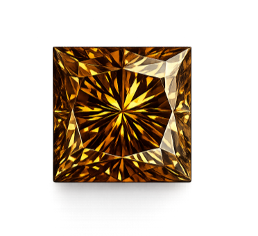 Nano Citrine Dark 171, Square