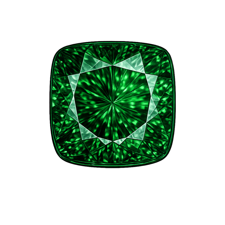 Nano Emerald Green Dark 112, Cushion