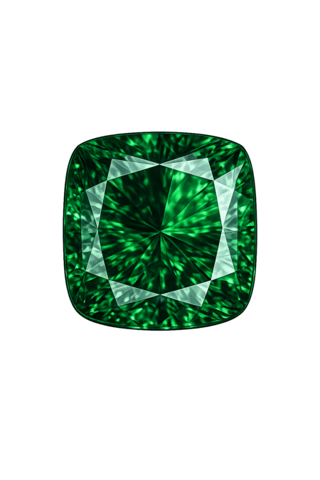 Nano Emerald Very Green Dark 111, Cushion
