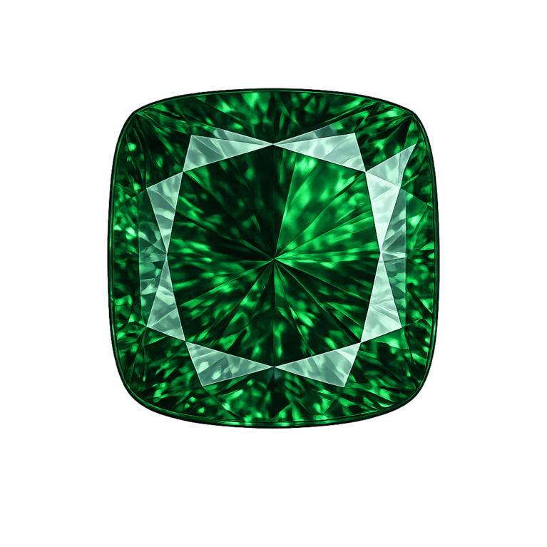 Nano Emerald Very Green Dark 111, Cushion
