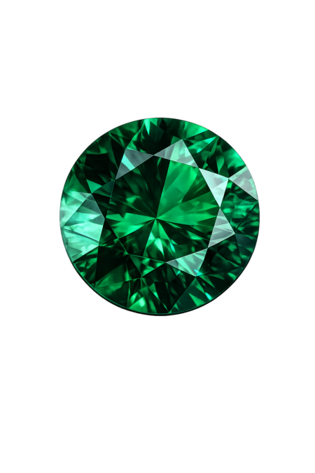 Nano Emerald Very Green Dark 111, Round