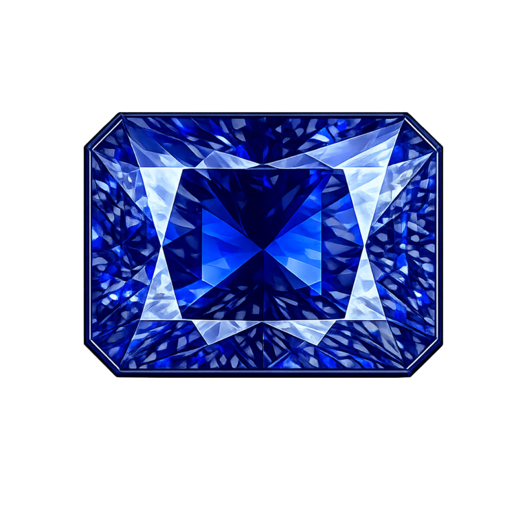 Nano Blue Sapphire Dark 121, Octagon