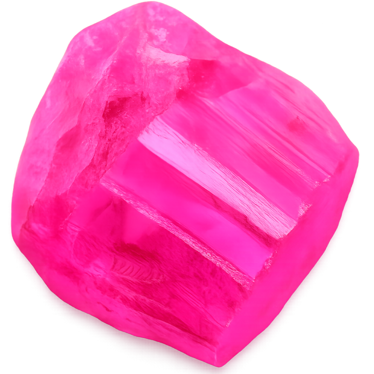Cubic Zirconia Pink Morganite Rough