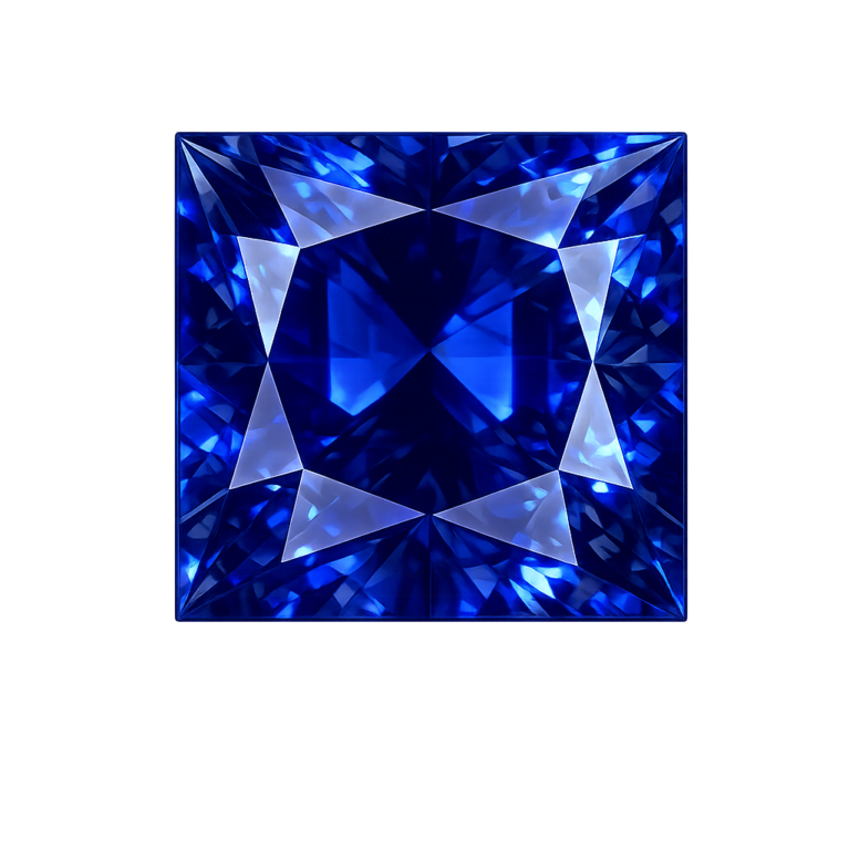 Nano Blue Sapphire Dark 121, Square