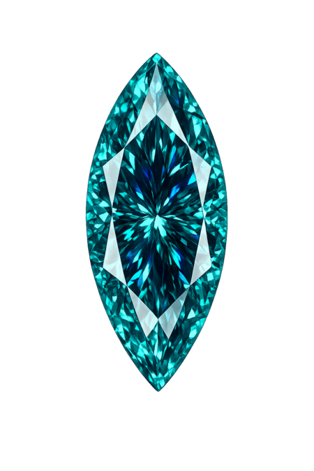 Nano Tourmaline Dark 131, Marquise