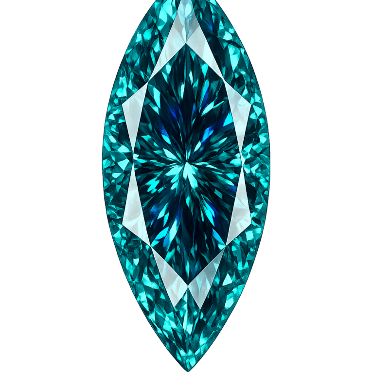 Nano Tourmaline Dark 131, Marquise