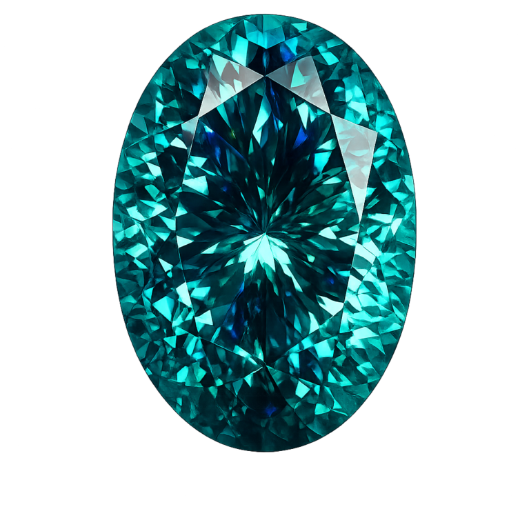 Nano Tourmaline Dark 131, Oval