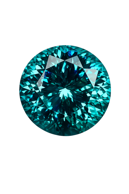 Nano Tourmaline Dark 131, Round