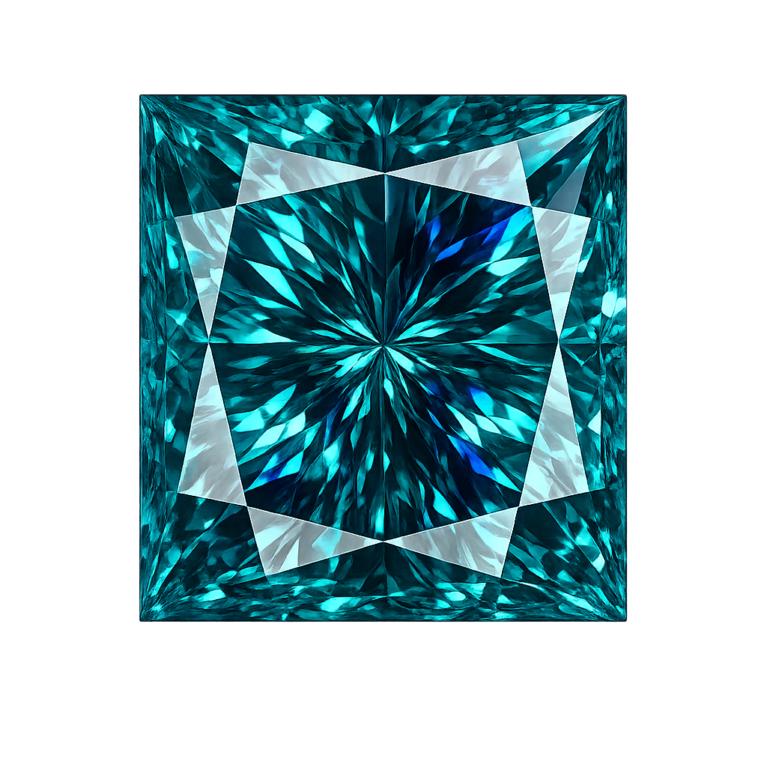 Nano Tourmaline Dark 131, Square
