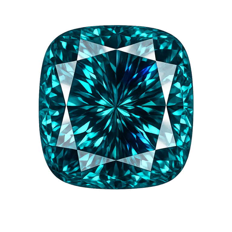 Nano Tourmaline Dark 131, Cushion