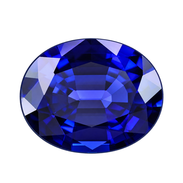 Diffusion Blue Sapphire(Lab), Oval