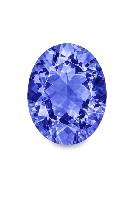 Simulated Tanzanite, Oval