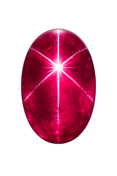 Lab Created Star Ruby, Oval