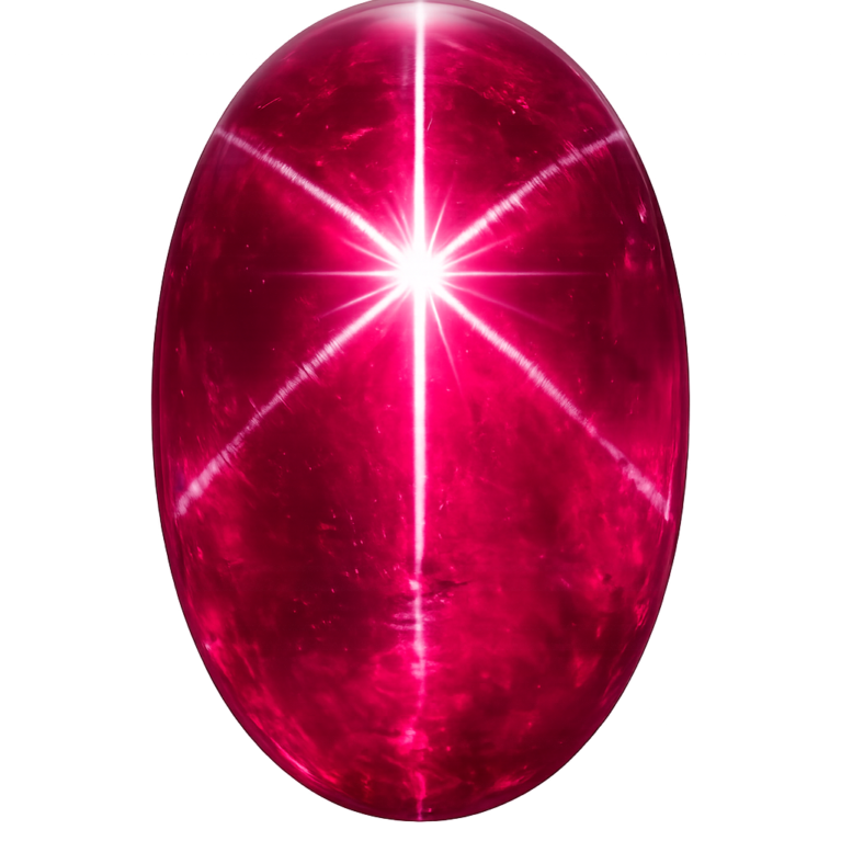 Lab Created Star Ruby, Oval