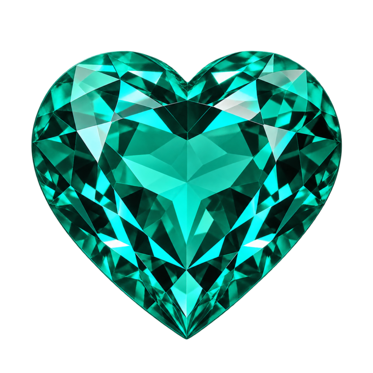 Hydrothermal Emerald, Heart