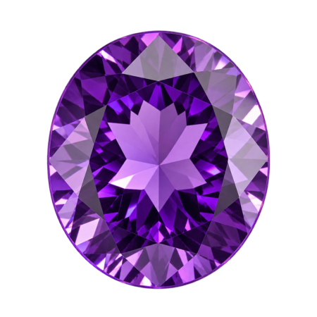 Hydrothermal Amethyst Quartz, Oval