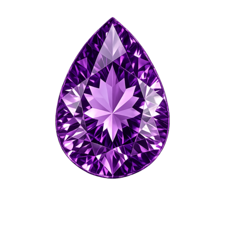 Hydrothermal Amethyst Quartz, Pear