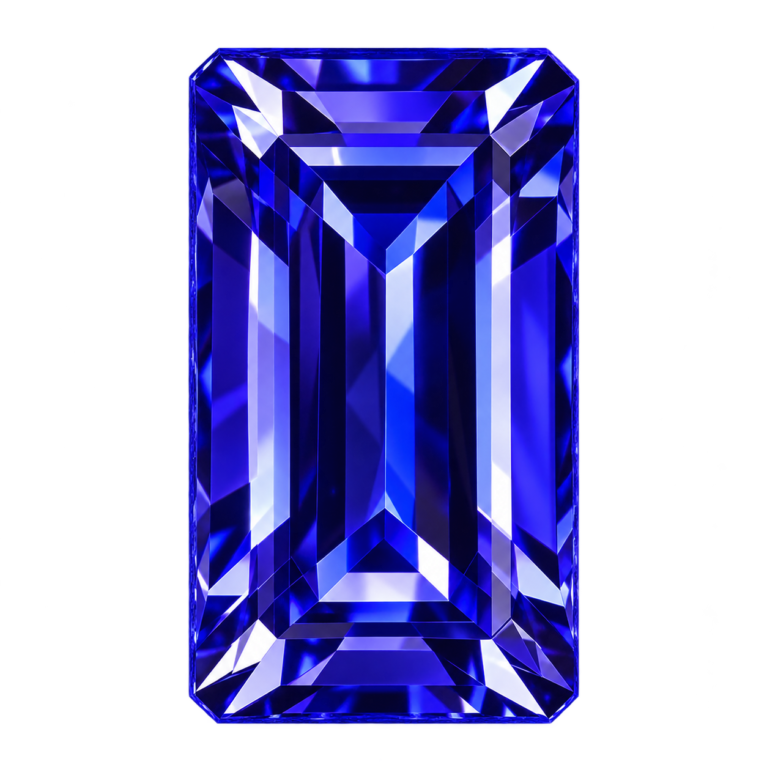 Hydrothermal Blue Quartz, Baguette