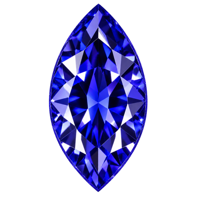 Hydrothermal Blue Quartz, Marquise