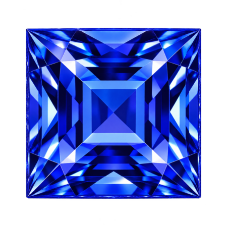 Hydrothermal Blue Quartz, Square